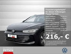 Grenadillschwarz metallic (schwarz) Gebraucht 2024 VW Passat Business Kombi | 34.790 € (Etwas zu teuer)