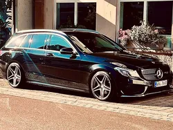 Schwarz Gebraucht 2015 Mercedes C220 AMG Kombi | 13.800 € (Fairer Preis)