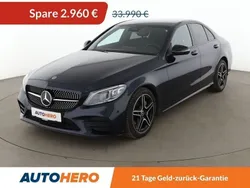 Blau Gebraucht 2020 Mercedes C300 AMG line Limousine | 31.030 € (Fairer Preis)