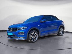 Ravennablau metallic Gebraucht 2021 VW T-Roc Cabriolet R-line Cabrio | 23.820 € (Guter Preis)