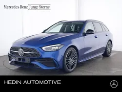 Blau Gebraucht 2024 Mercedes C300 AMG Limousine | 51.799 € (Etwas zu teuer)