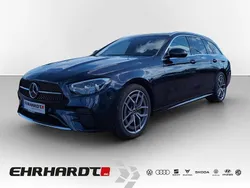 Nautikblau metallic Gebraucht 2023 Mercedes E220 AMG line Kombi | 43.450 € (Fairer Preis)