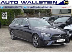 Nautikblaumetallic Gebraucht 2023 Mercedes E300 AMG line Kombi | 41.880 € (Guter Preis)