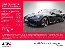 Mythosschwarz metallic Gebraucht 2021 Audi RS5 Sportback Ambiente Limousine | 63.830 € (Etwas zu teuer)