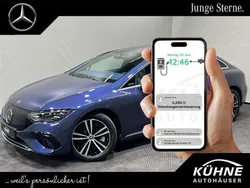 Blau, Gebraucht 2024 Mercedes EQE300 Electric Art Limousine | 46.950 € (Guter Preis)