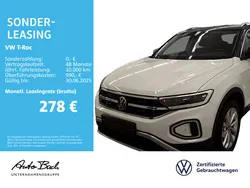 Weiß (pure white schwarz) Gebraucht 2024 VW T-Roc Pro SUV | 29.940 € (Guter Preis)