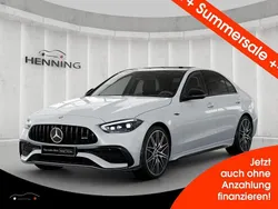Weiß Gebraucht 2024 Mercedes C43 AMG Premium Limousine | 66.880 € (Teuer)