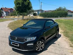 Schwarz Gebraucht 2021 VW T-Roc Cabriolet Cabrio | 22.300 € (Fairer Preis)