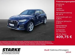 Navarrablau metallic Gebraucht 2022 Audi Q5 Advanced SUV | 51.490 € (Teuer)