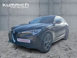 Nero vulcano, metallic (schwarz) Gebraucht 2021 Alfa Romeo Stelvio Super SUV | 32.490 € (Guter Preis)
