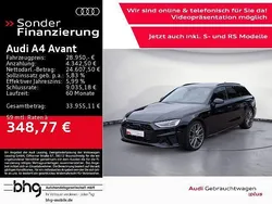 Mythosschwarz metallic Gebraucht 2022 Audi A4 S-Line Kombi | 28.950 € (Guter Preis)