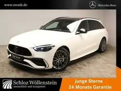 Weiß Gebraucht 2023 Mercedes C220 AMG Kombi | 39.770 € (Etwas zu teuer)