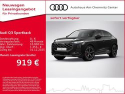 Schwarz Neu 2025 Audi Q3 Sportback Sport SUV | 72.990 € (Fairer Preis)