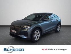 Geysirblau metallic (metallic) Gebraucht 2022 Audi Q4 Sportback e-tron Advanced SUV | 23.200 € (Superpreis)