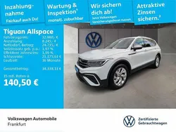 Pure white/pure white Gebraucht 2024 VW Tiguan Allspace Life SUV | 32.980 € (Guter Preis)