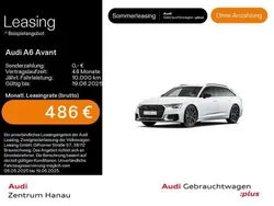 Gletscherweiß metallic Gebraucht 2024 Audi A6 S-Line Kombi | 58.799 €