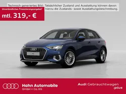 Blau Gebraucht 2024 Audi A3 Sportback Ambiente Limousine | 25.930 € (Superpreis)