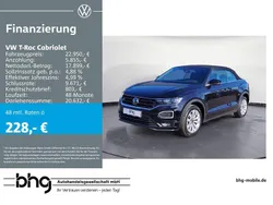Deep black perleffekt Gebraucht 2021 VW T-Roc Cabriolet R-line Cabrio | 22.950 € (Guter Preis)