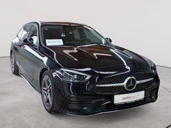 Obsidianschwarz metallic Gebraucht 2022 Mercedes C220 AMG line Kombi | 35.090 € (Teuer)