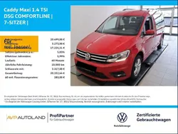 Kirschrot Gebraucht 2018 VW Caddy Maxi Comfortline Van / Kleinbus | 20.450 € (Superpreis)