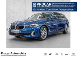 Blau Gebraucht 2021 BMW 530e iPerformance Kombi | 33.995 € (Guter Preis)