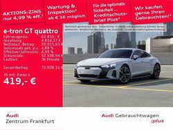 Ibisweiß/ibisweiß Gebraucht 2023 Audi e-tron GT quattro Ambiente Limousine | 63.850 € (Fairer Preis)