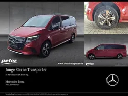 Hyazinthrot metallic Gebraucht 2024 Mercedes EQV300 Van / Kleinbus | 53.990 € (Etwas zu teuer)
