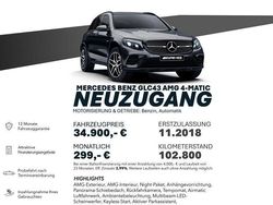 Obsidianschwarz metalliclack Gebraucht 2018 Mercedes GLC43 AMG AMG SUV | 34.900 € (Guter Preis)