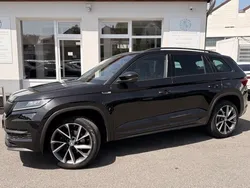 Cerna magic/black magic Gebraucht 2021 Skoda Kodiaq SportLine SUV | 29.990 € (Fairer Preis)