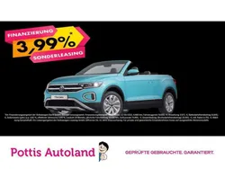 Teal blue Gebraucht 2022 VW T-Roc Cabriolet Style Cabrio | 28.922 € (Guter Preis)