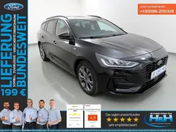 Obsidianschwarz Gebraucht 2022 Ford Focus ST-Line | 19.939 € (Guter Preis)