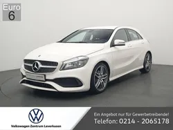 Schwarz Gebraucht 2018 Mercedes A180 AMG line Limousine | 14.980 € (Fairer Preis)