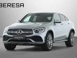 Silberlack hightechsilber Gebraucht 2021 Mercedes GLC300e AMG Coupé | 43.780 € (Fairer Preis)