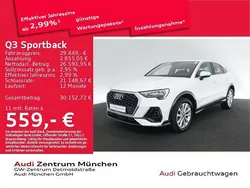 Weiß Gebraucht 2023 Audi Q3 Sportback SUV | 29.449 € (Fairer Preis)