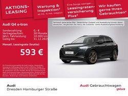Mythosschwarz metallic Gebraucht 2025 Audi Q4 e-tron S-Line SUV | 56.485 € (Fairer Preis)