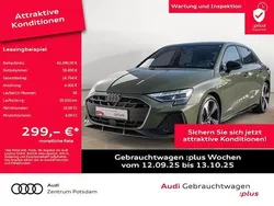 Distriktgrün metallic Gebraucht 2025 Audi A3 S-Line | 42.490 €