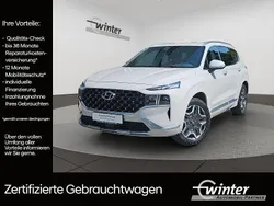 Weiß Gebraucht 2022 Hyundai Santa Fe Signature SUV | 32.980 € (Fairer Preis)