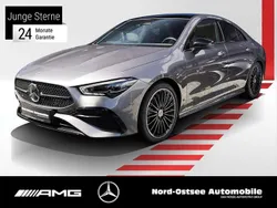 Metalliclack mountaingrau Gebraucht 2024 Mercedes CLA200 AMG Coupé | 38.990 € (Etwas zu teuer)