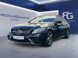 Schwarz Gebraucht 2020 Mercedes C220 AMG line Kombi | 29.900 € (Fairer Preis)