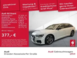 Gletscherweiß metallic Gebraucht 2022 Audi A6 Ambiente Kombi | 37.350 € (Teuer)