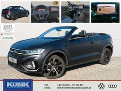 Deep black matt Gebraucht 2024 VW T-Roc Cabriolet R-line Edition Cabrio | 40.850 € (Teuer)