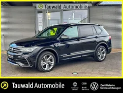 Schwarz (deep black perleffekt) Gebraucht 2024 VW Tiguan Allspace R-line SUV | 41.480 € (Guter Preis)