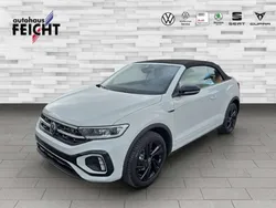 Pure white Gebraucht 2024 VW T-Roc Cabriolet R-line Cabrio | 36.880 € (Fairer Preis)
