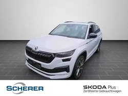 Moonweiß perleffekt (metallic) Gebraucht 2022 Skoda Kodiaq SportLine SUV | 40.690 € (Fairer Preis)