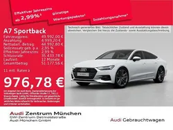 Weiß Gebraucht 2023 Audi A7 Sportback Sport Kleinwagen | 49.992 € (Etwas zu teuer)