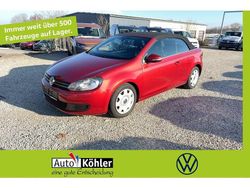 Rot Gebraucht 2012 VW Golf Cabriolet Cabrio | 4.410 € (Fairer Preis)