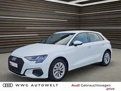 Ibisweiß Gebraucht 2021 Audi A3 Sportback e-tron Design Limousine | 22.980 € (Guter Preis)