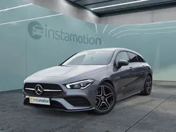 Grau Gebraucht 2021 Mercedes CLA200 Shooting Brake AMG line Kombi | 43.200 €