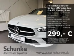 Metalliclack (weiss Gebraucht 2022 Mercedes CLA250 Shooting Brake Kombi | 33.990 € (Fairer Preis)