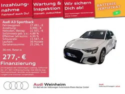Ibisweiß Gebraucht 2022 Audi A3 e-tron S-Line Kleinwagen | 27.491 € (Fairer Preis)